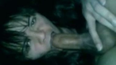 Porn blowjob video of a cross-dressed mature Indian gay