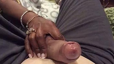 Indian wife Jerks her husband’s Cock